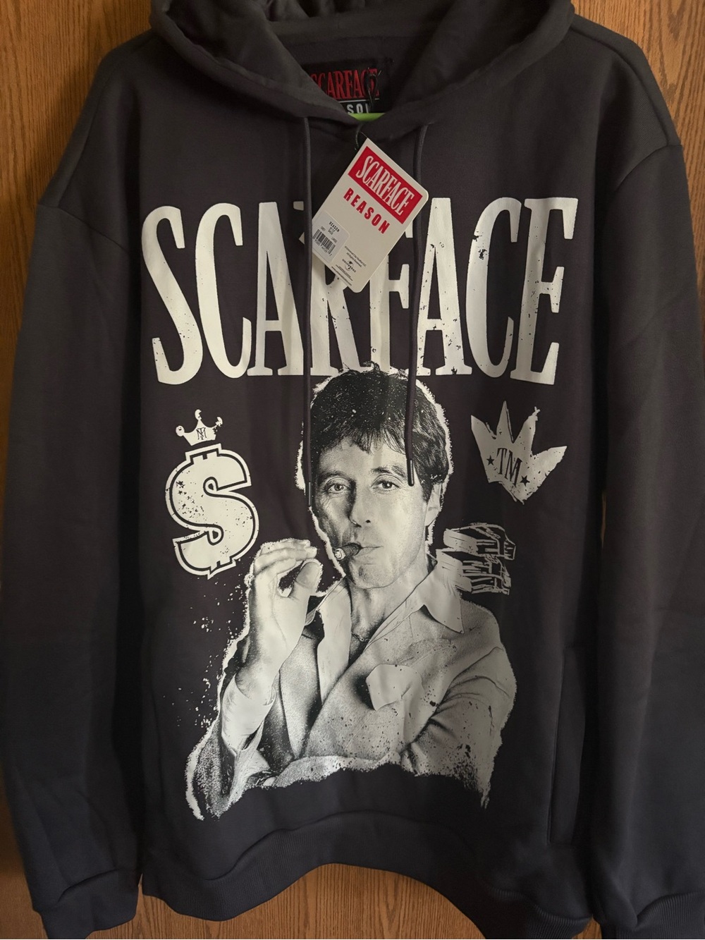 Reason Scarface Black Graphic Hoodie